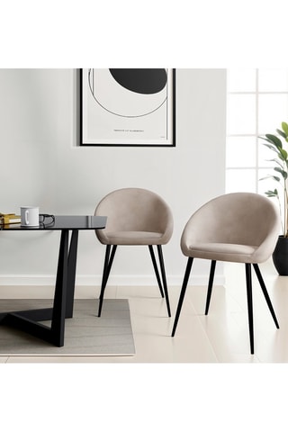 2 chaises Dory - 54 x 77 x 52 cm