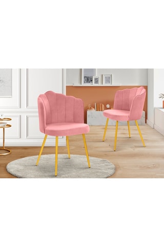 2 chaises Arielle - 55 x 82 x 51 cm