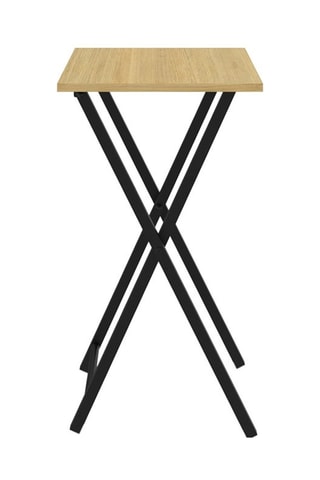 2 tables d'appoint pliables Memphis - 48 x 36 x 65 cm