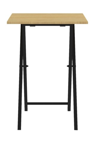 2 tables d'appoint pliables Memphis - 48 x 36 x 65 cm