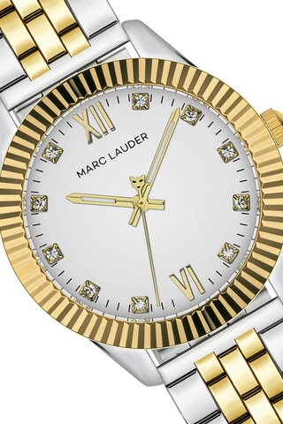 Coffret montre à quartz en zircons et bracelet en zircons Athens