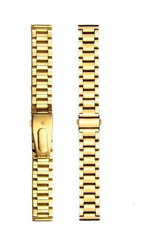 Montre à quartz en acier - Doré