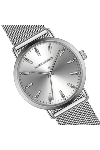 Montre à quartz en acier Vienna Argenté