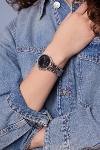 Montre à quartz en acier Mariazell - Doré rose et argenté 