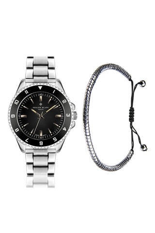 Coffret montre à quartz suisse et bracelet