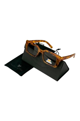 Lunettes de soleil polarisées mixte - Catégorie 3 - Marc Lauder - Jaune et marron