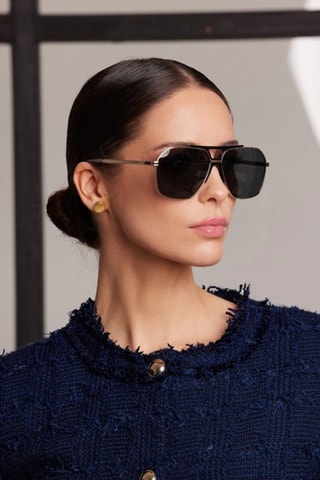 Lunettes de soleil polarisées mixte Urban Dandy - Catégorie 3 - Noir et doré