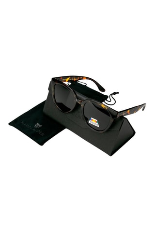 Lunettes de soleil polarisées mixte - Catégorie 3 - Marc Lauder - Noir et jaune