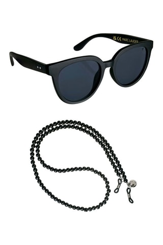 Lunettes de soleil polarisées et chaîne mixte - Catégorie 3 - Noir