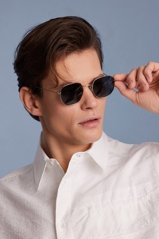 Lunettes de soleil polarisées mixte Galavent - Catégorie 3 - Noir et doré