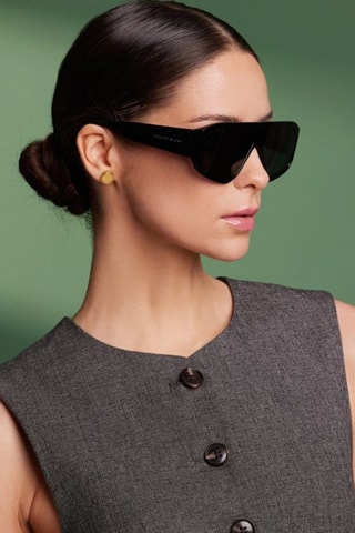 Lunettes de soleil polarisées mixte Vertex - Catégorie 3  - Noir