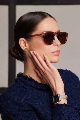 Lunettes de soleil mixte Metropolitan - Catégorie 3 - Marron foncé