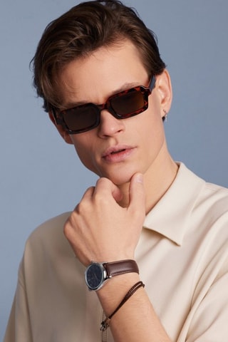 Lunettes de soleil polarisées mixte Lunita - Catégorie 3 - Marron foncé et jaune foncé