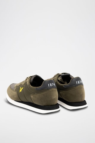 Leren Sneakers - Kaki