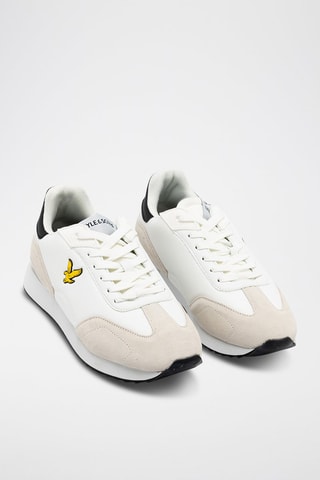 Leren Wedge Sneakers - Wit