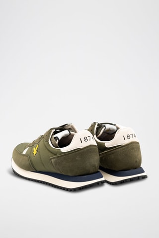 Nubuck Wedge Sneakers - Groen