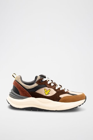 Nubuck Platform Sneakers - Bruin