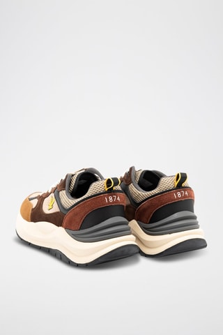 Nubuck Platform Sneakers - Bruin