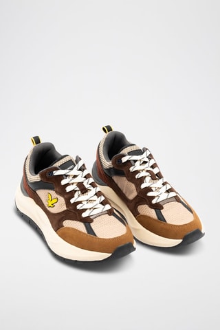 Nubuck Platform Sneakers - Bruin