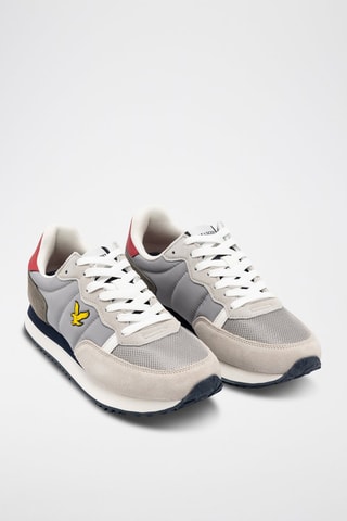 Leren Sneakers - Grijs