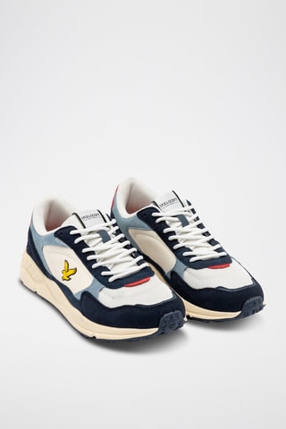 Leren Sneakers - Blauw