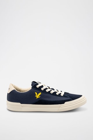 Leren Sneakers - Marineblauw
