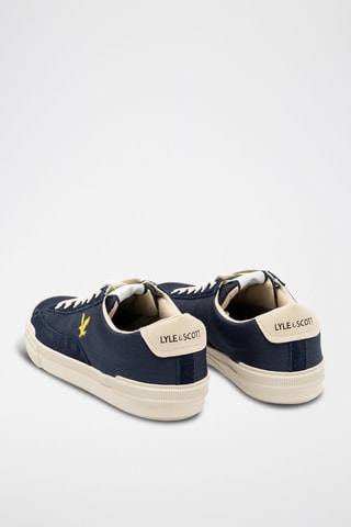 Leren Sneakers - Marineblauw