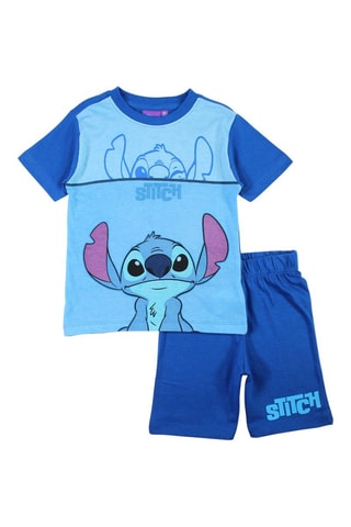 T-shirt e calções Stitch Lilo e Stitch Disney - Azul-marinho - Azul-marinho