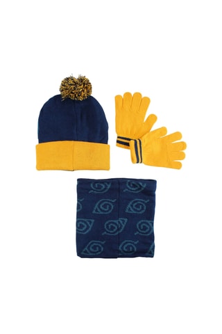 Ensemble 3 pièces Naruto - Bleu et jaune