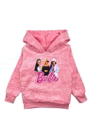 Sweat à capuche Barbie  - Rose