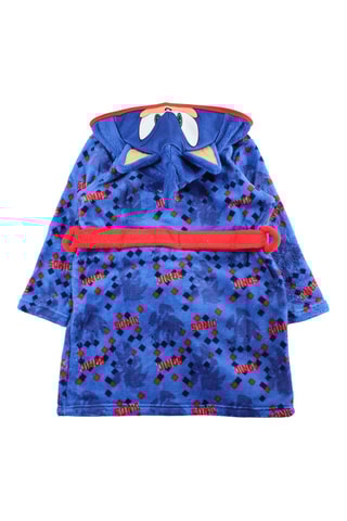 Peignoir à capuche Sonic  - Bleu