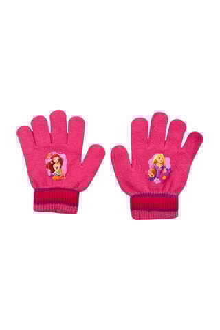 Bonnet et gants Princesses Disney  - Rose