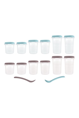 12 boîtes de conservation Terra - 200 ml, 250 ml et 300 ml