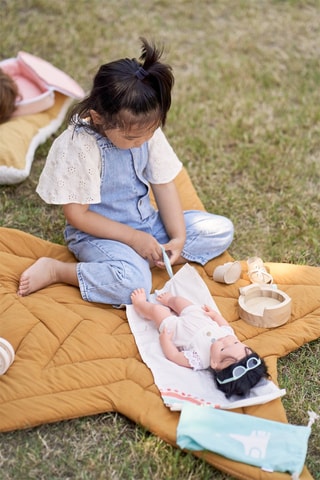 Set hygiène en bois pour poupée - 5 pièces - Dès 3 ans