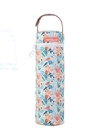 Housse isotherme Mediterranean - 
Blanc et bleu - 500 ml