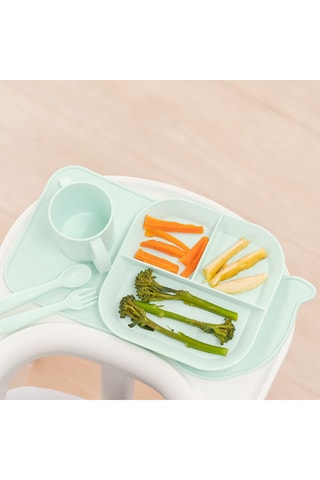 Ensemble repas en silicone - 5 pièces - Dès la naissance