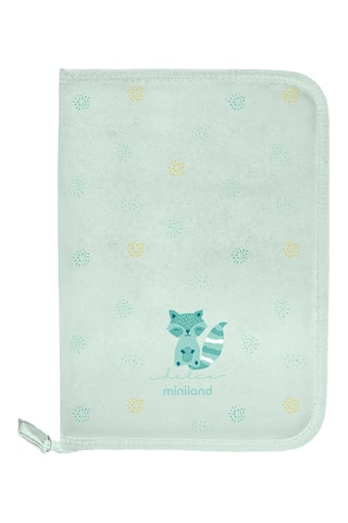 Carnet médical pour bébé - Vert d’eau - 26 x 18 x 1,8 cm