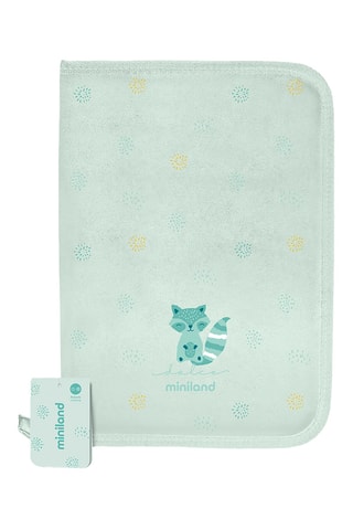 Carnet médical pour bébé - Vert d’eau - 26 x 18 x 1,8 cm