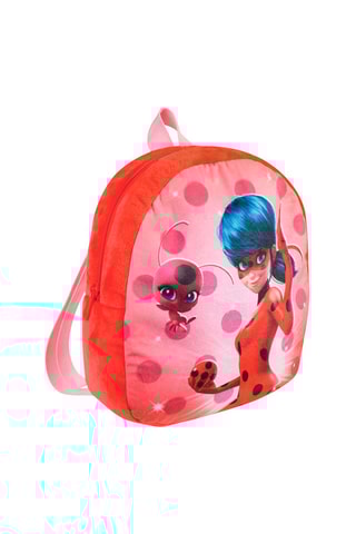 Sac à dos en peluche Lady Bug Miraculous - Rouge