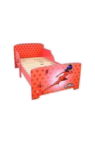 Lit avec sommier à lattes Miraculous : Les Aventures de Ladybug et Chat Noir - Dès 3 ans - 140 x 70 cm