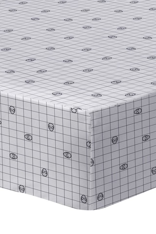 Drap-housse Spider-Man Avengers Marvel - Blanc et noir