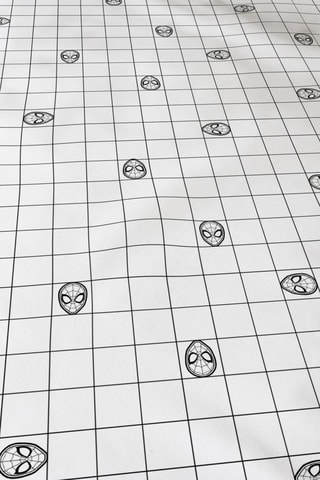 Drap-housse Spider-Man Avengers Marvel - Blanc et noir