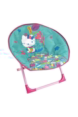 Siège-lune pliable Hello Kitty Sanrio - Bleu et rose - Dès 3 ans
