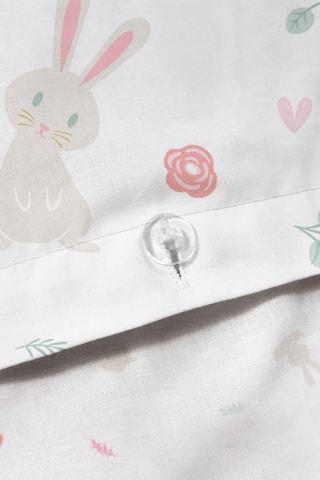 Parure de couette en coton Petit Lapin - Blanc