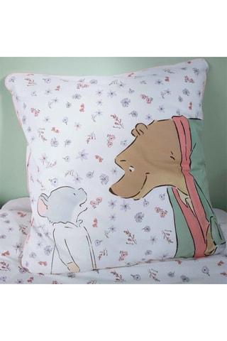 Parure de couette Ernest et Celestine  -  Blanc et rose