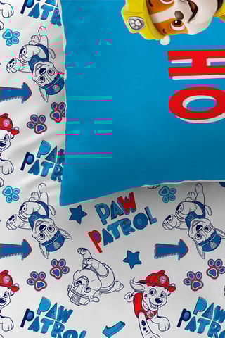Parure de couette Pat' Patrouille Bleu et blanc