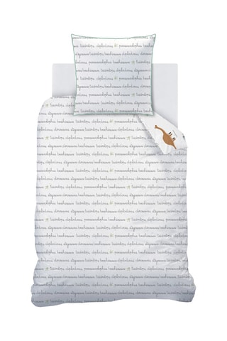 Parure de couette enfant - Blanc - 140 x 200 cm