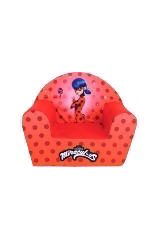 Fauteuil Miraculous : Les Aventures de Ladybug et Chat Noir - Rose et rouge - Dès 12 mois