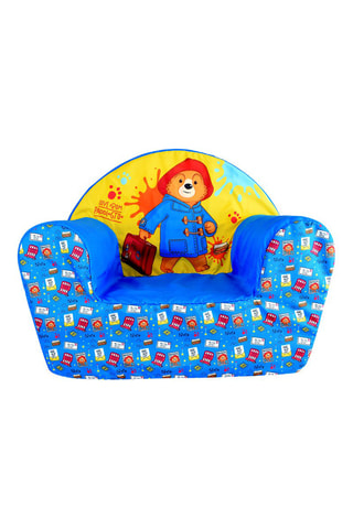 Fauteuil Paddington - Bleu roi et jaune