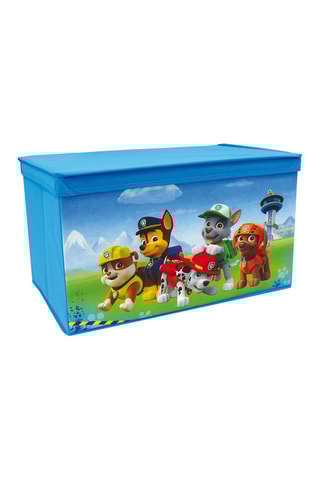 Coffre à jouets pliable Pat’ Patrouille - 55,5 x 34 x 34,5 cm - Bleu canard et rouge